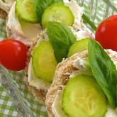 Christa's Cucumber Basil Tea Sandwiches