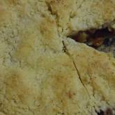 Homemade Mince Pie with Crumbly Topping