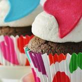 Chocolate Cupcakes with Bailey's Creme Frosting