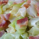 Fried Irish Cabbage with Bacon