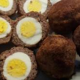 Scotch Eggs with Mustard Sauce