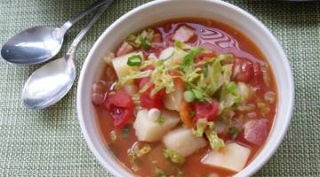 Irish Bacon And Cabbage Soup