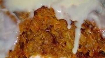 Old Fashioned Carrot Pudding