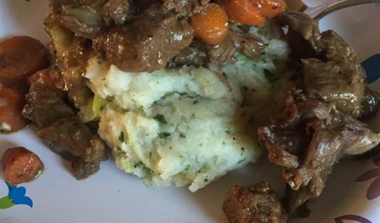 Beer Braised Irish Stew and Colcannon