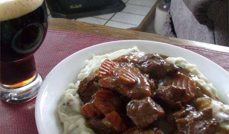 Beer Braised Irish Stew and Colcannon