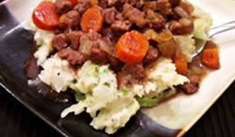 Beer Braised Irish Stew and Colcannon