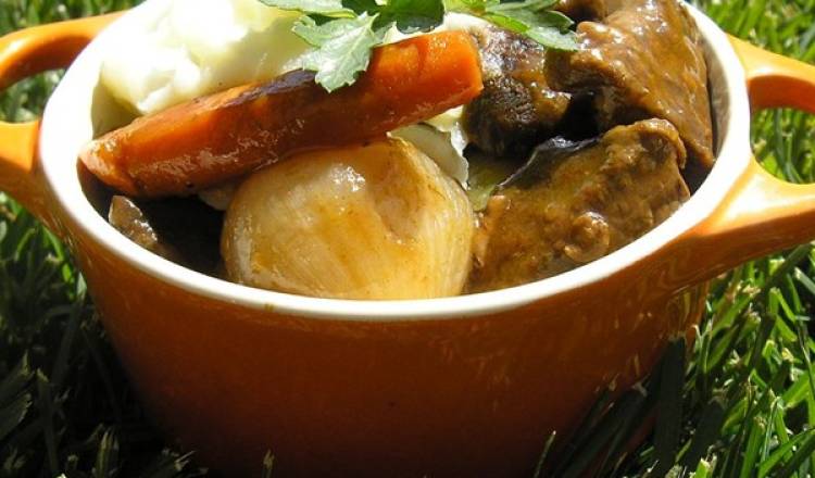 Beer Braised Irish Stew and Colcannon