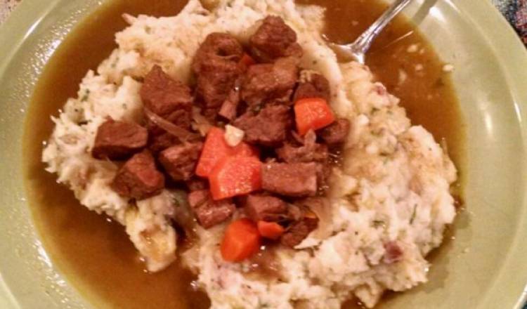 Beer Braised Irish Stew and Colcannon