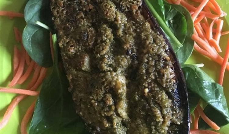 Eggplants With Pesto