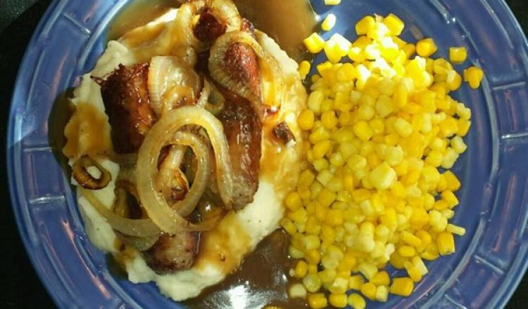 Classic Bangers and Mash