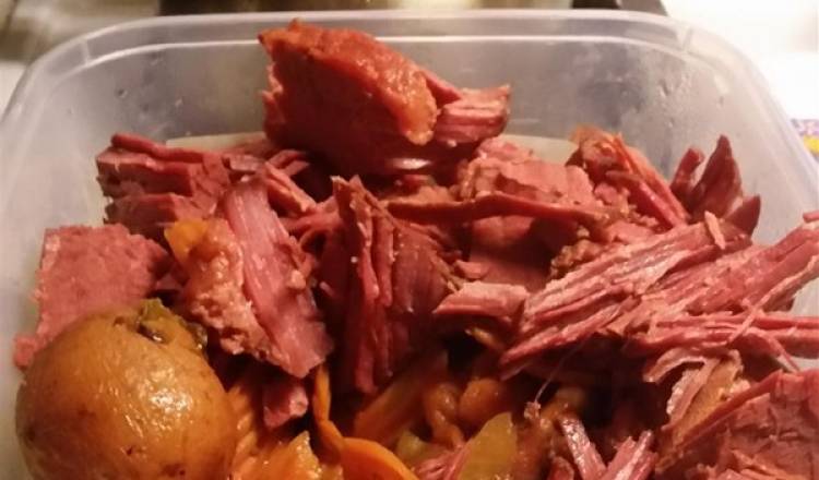 Apple and Brown Sugar Corned Beef