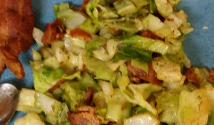 Fried Irish Cabbage with Bacon