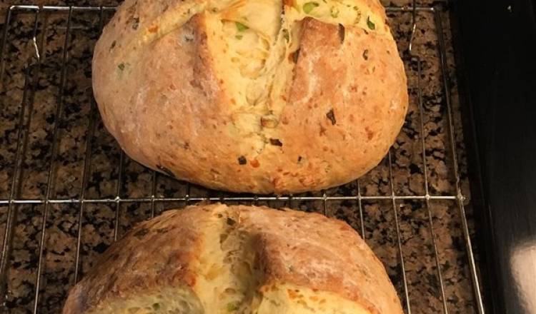 Jim's Cheddar Onion Soda Bread