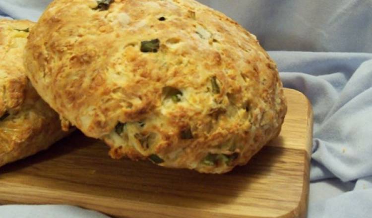 Jim's Cheddar Onion Soda Bread
