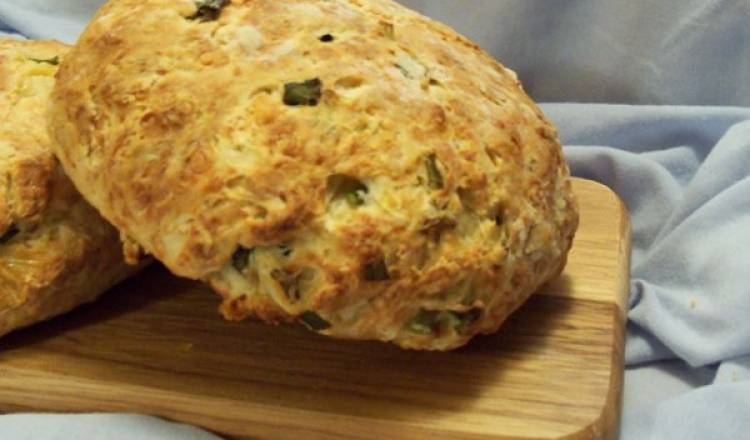 Jim's Cheddar Onion Soda Bread