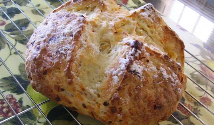 Jim's Cheddar Onion Soda Bread