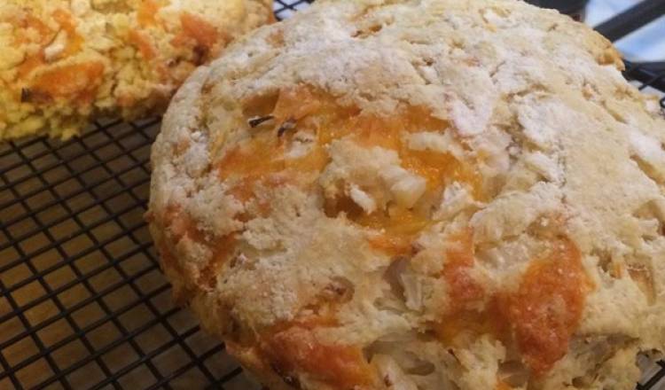 Jim's Cheddar Onion Soda Bread