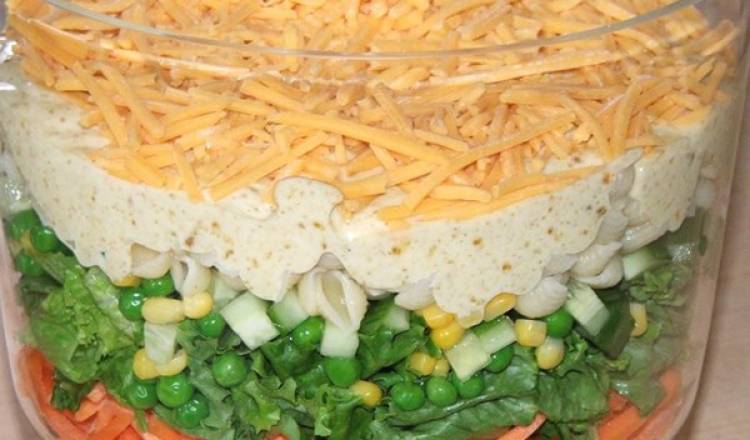 Spicy English Seven-Layer Salad