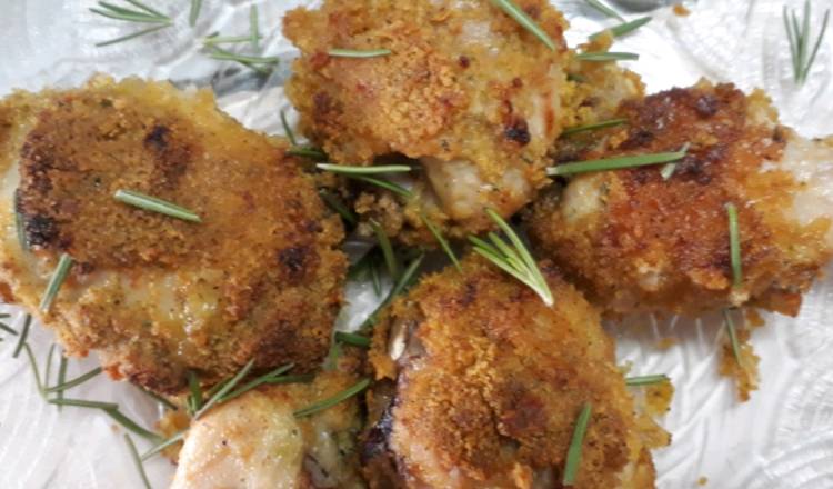 French Onion-Breaded Baked Chicken