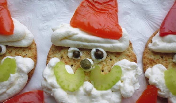 Santa Finger Food for Christmas