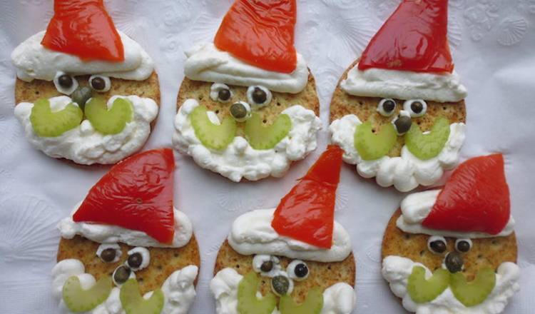 Santa Finger Food for Christmas