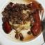 True Bangers and Mash with Onion Gravy